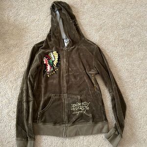 Ed Hardy velour set size M